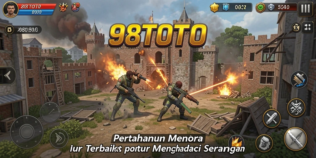 Gameplay menara pertahanan yang mendebarkan di 98TOTO.