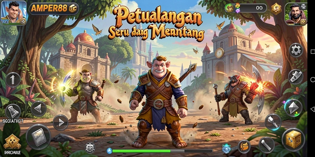 Screenshot gameplay AMPER88 menampilkan aksi seru dalam petualangan mendebarkan.