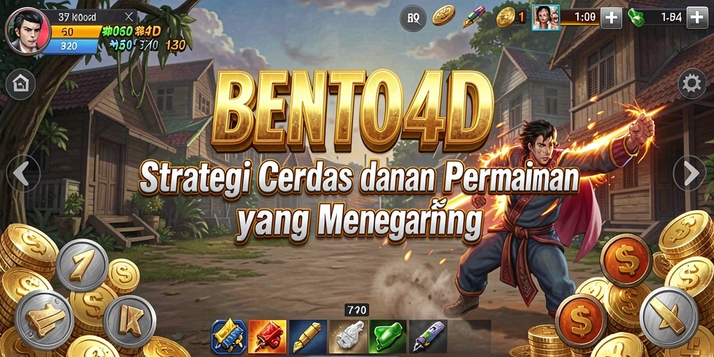 Screenshot gameplay BENTO4D dengan strategi yang menegangkan.