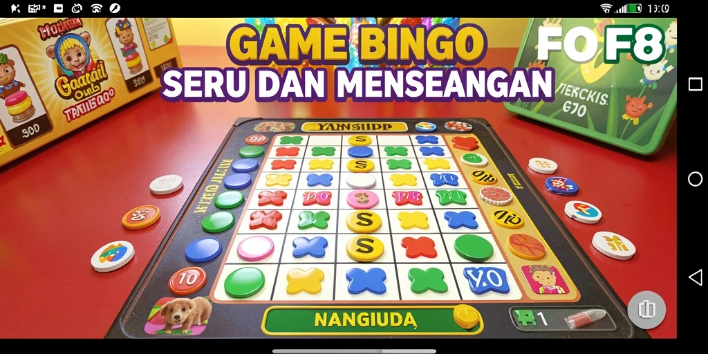 Tampilan gameplay menarik FO8 dengan suasana Bingo yang seru.