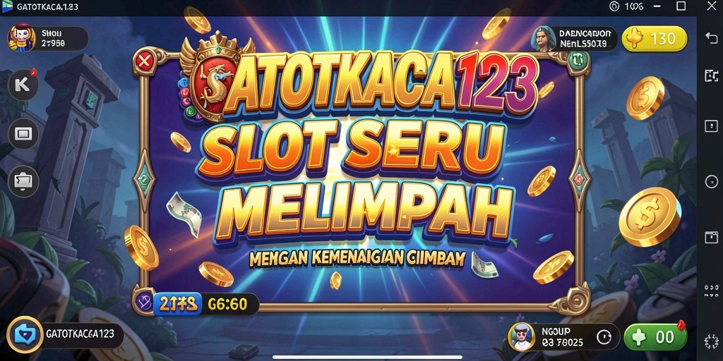 Screenshot gameplay GATOTKACA123 menampilkan keseruan permainan Slot yang mengasyikkan.