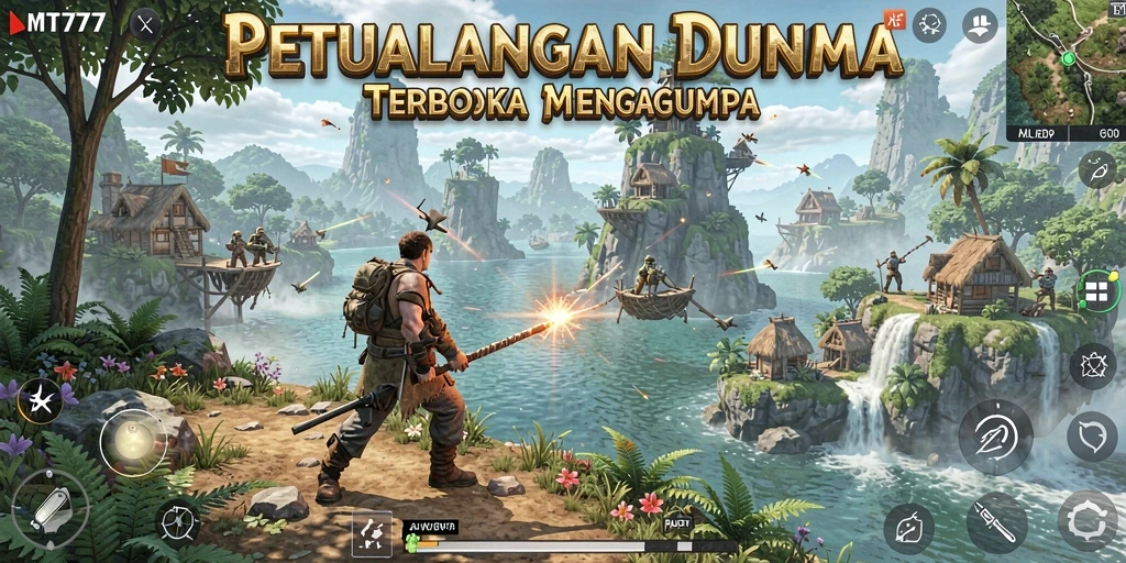 Tampilan gameplay petualangan mengesankan di MT777.