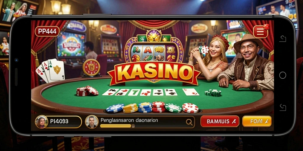 Tampilan menarik gameplay Kasino penuh aksi di PP444.