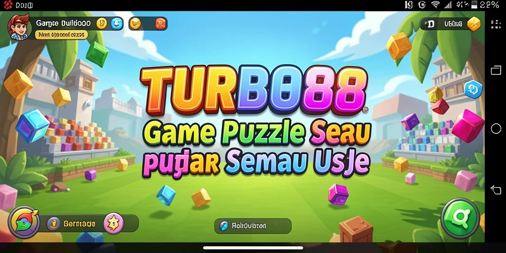 Tampilan gameplay yang menarik dari TURBO88 dengan puzzle menantang.